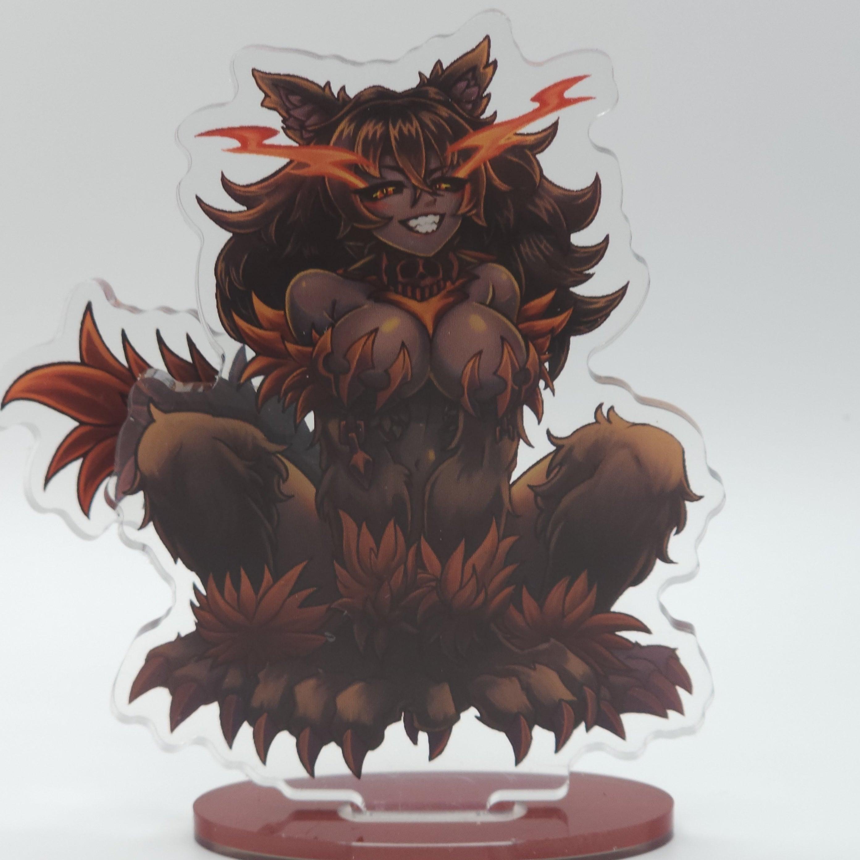 Monster Girl Encyclopedia Hellhound Standee – Skai_Supply